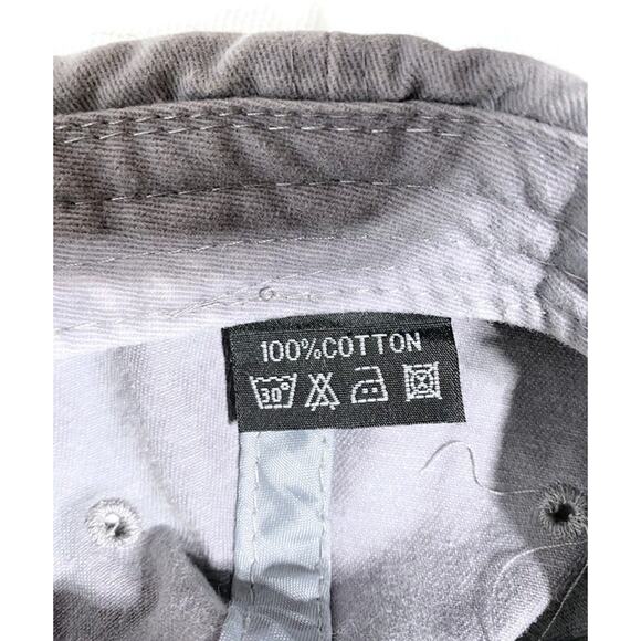 Aruba One Happy Island Ball Cap Grey Adjustable 100% Cotton - Picture 7 of 8